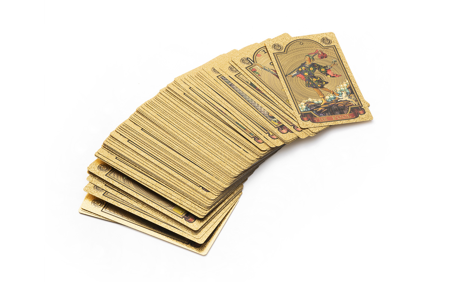Golden Tarot Card for Beginners with Guidebook, Gilded 78 Original Tarot Cards Fortune Telling Cards GiftBox Set